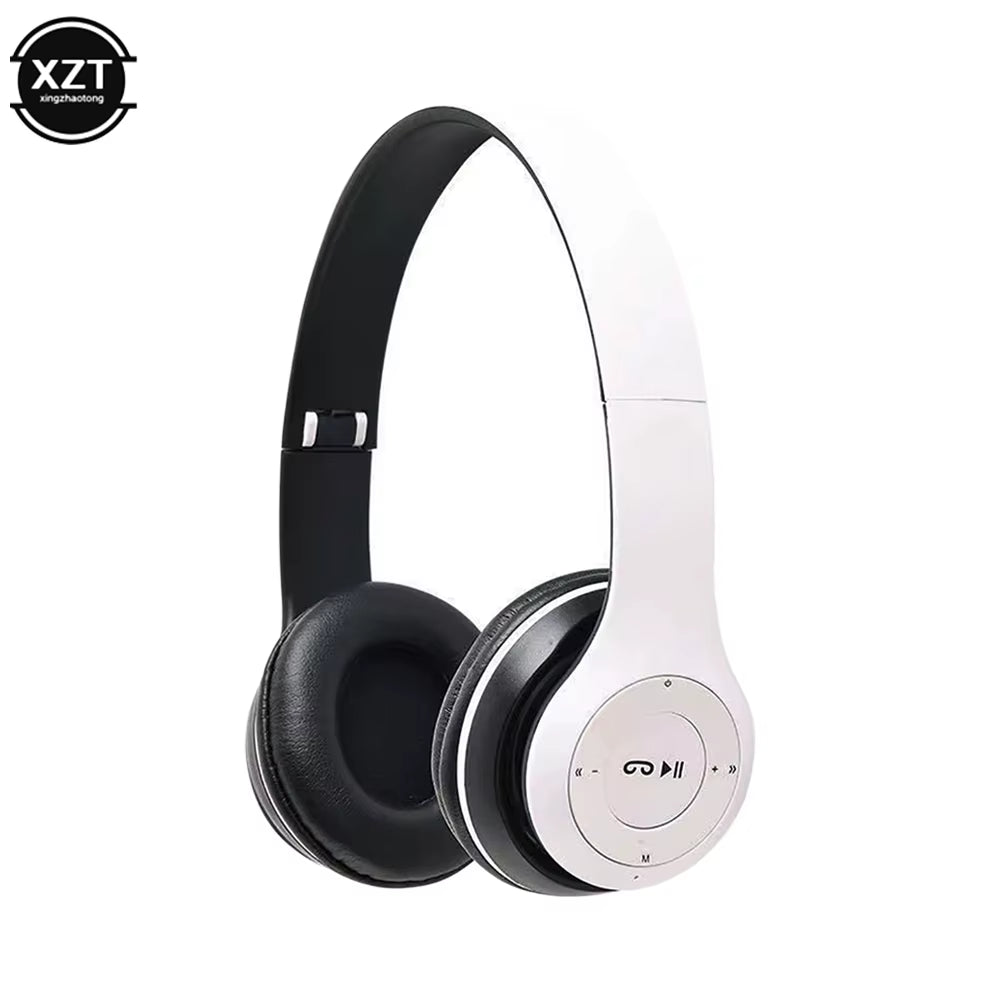 P47 Bluetooth Headset Fone De Ouvido Sem Fio Wireless Headphone over Ear Music Handsfree Earphone with Microphone for Men Women