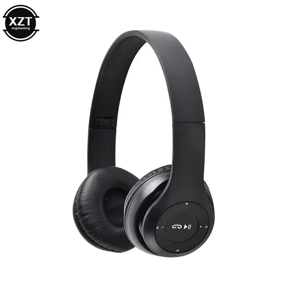 P47 Bluetooth Headset Fone De Ouvido Sem Fio Wireless Headphone over Ear Music Handsfree Earphone with Microphone for Men Women