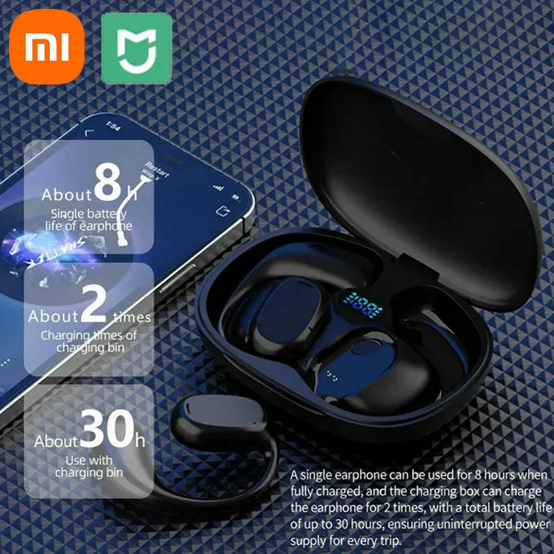 Xiaomi Bone Conduction Earphones Bluetooth5.3 Wireless Sports Earbuds Hifi 9D Stereo Waterproof Touch Control Noise Reduction