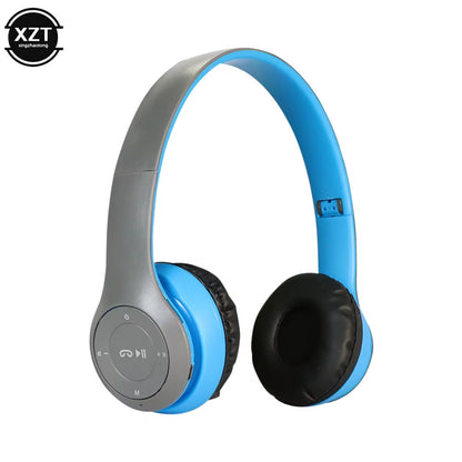 P47 Bluetooth Headset Fone De Ouvido Sem Fio Wireless Headphone over Ear Music Handsfree Earphone with Microphone for Men Women