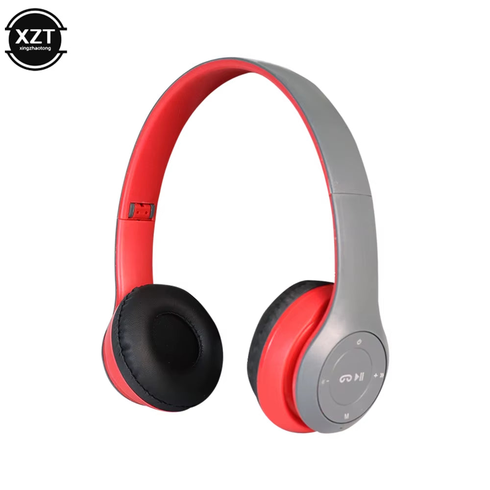 P47 Bluetooth Headset Fone De Ouvido Sem Fio Wireless Headphone over Ear Music Handsfree Earphone with Microphone for Men Women